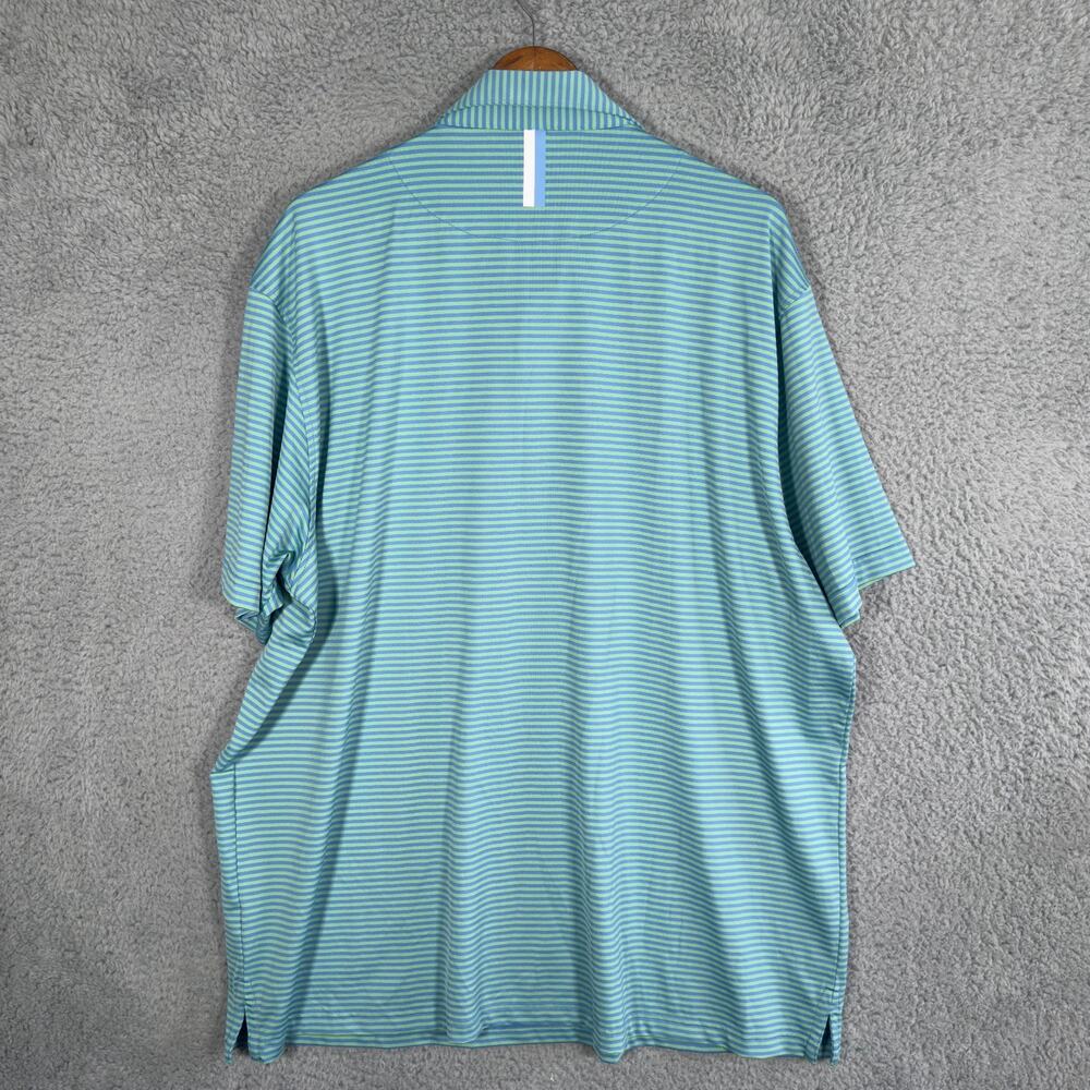 Men's Rhoback Polo Golf Shirt Size 3XL Performance Stretch Logo Short Sleeve - Picture 6 of 7